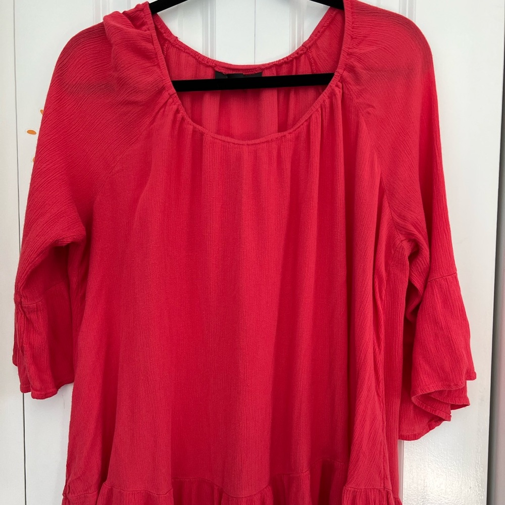 Style & Co. red top blouse 1X